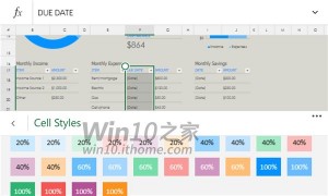 Excel Touch Preview