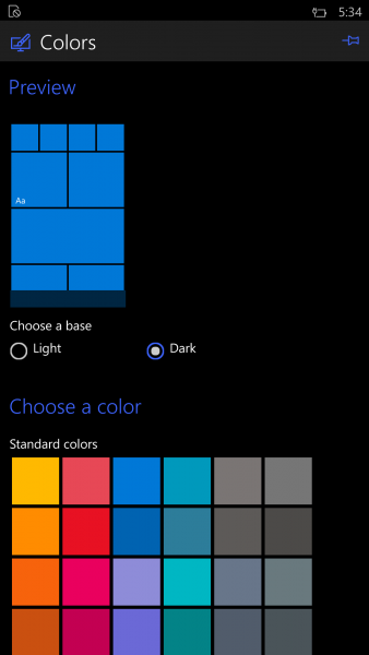 Configuración de pantalla inicio de Windows 10