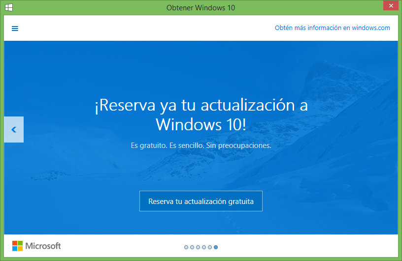 Programa para reservar Windows 10 paso a paso