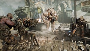 Imagen que muestra una lucha en Gears of war 3