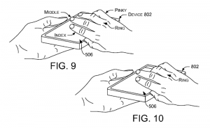 Imagen boceto de una nueva patente de Microsoft para el desbloqueo de equipos