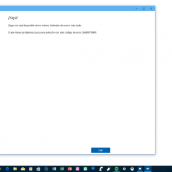Captura de pantalla de la Aplicación universal de Mensajes para Windows 10