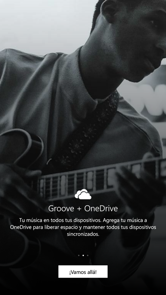 Tu música en OneDrive