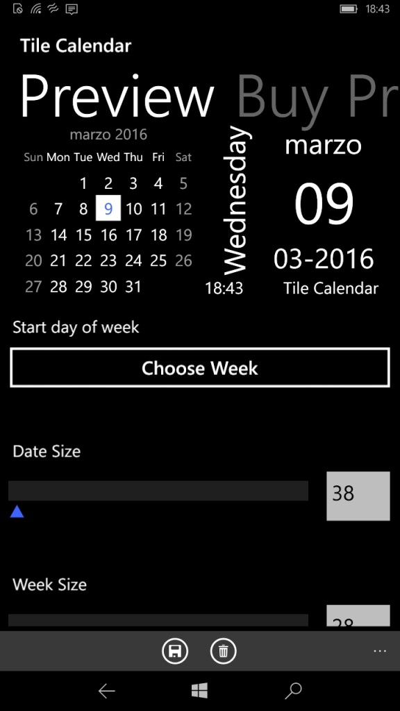 Captura de Tile Calendar
