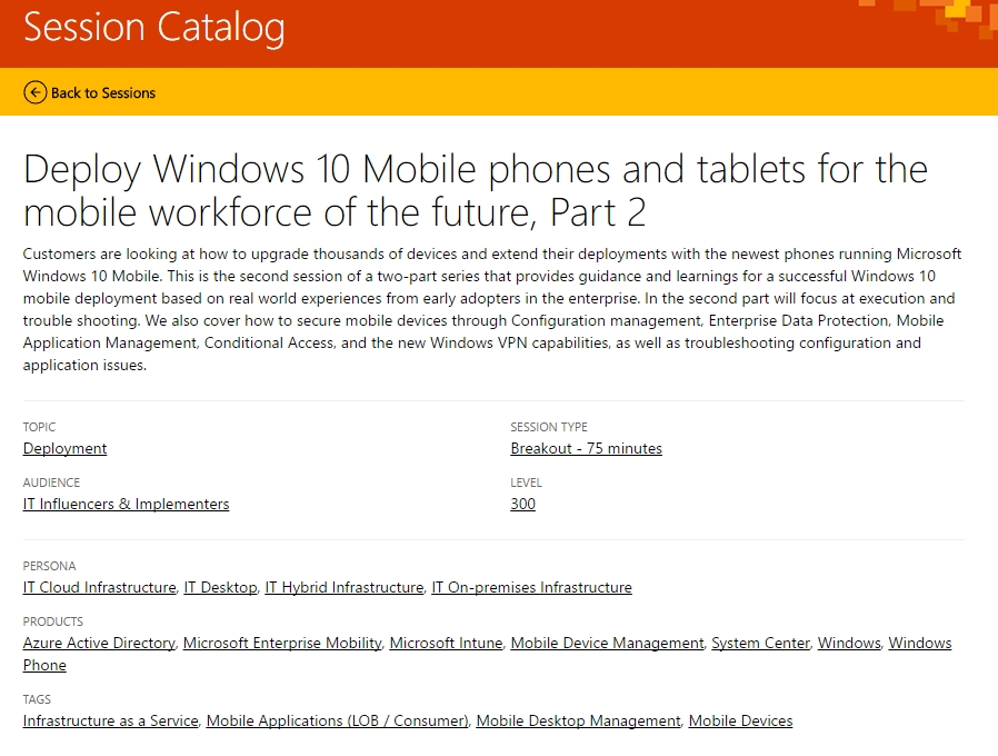 Windows 10 Mobile estará presente en la Microsoft Ignite