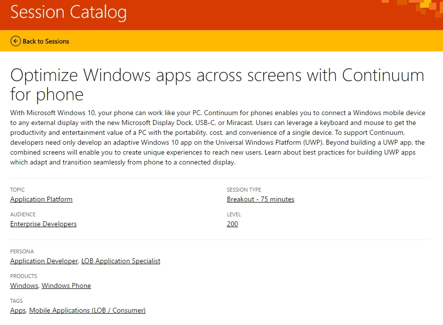 Windows 10 Mobile estará presente en la Microsoft Ignite