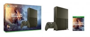 Pack de Xbox One verde militar con Battlefield 1