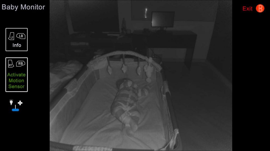 Visión infrarroja del bebé
